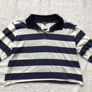 COLLARED LONG SLEEVE TOP